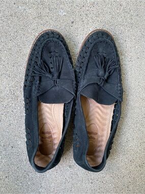 Sperry Seaport Penny Plushwave woven leather loafers